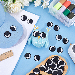 Полиэстер компьютеризированная вышивка ткань утюгом / пришить заплатки&nbsp;DIY-WH0899-486