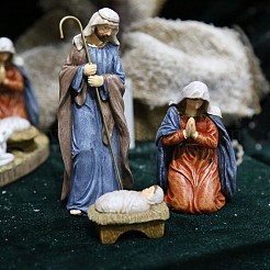 3 décoration d'affichage en résine pour crèche de Noël SharpRepublic&nbsp;PW-WGF29AF-01