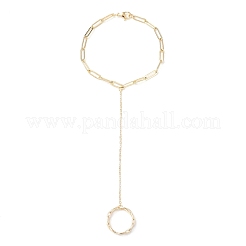 Латунные цепочки-скрепки BJEW-JB11810