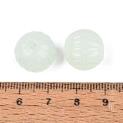 Handgefertigte gerippte Glasperlen&nbsp;LAMP-N042-04G
