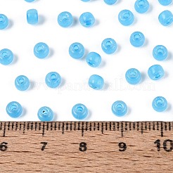 6/0 perles de rocailles en verre de couleurs intérieures transparentes&nbsp;SEED-N008-08F