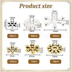 Тибетском стиле сплав Шарики прокладки FIND-PH0021-64