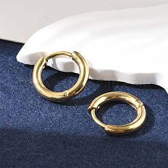 Серьги-кольца из нержавеющей стали 304 с ионным покрытием (IP)&nbsp;X-EJEW-P177-G-06