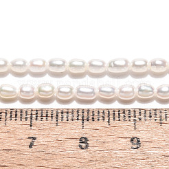 Нити из натурального культивированного пресноводного жемчуга PEAR-N024-02-4AB