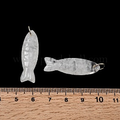 Резные подвески из натуральных кристаллов кварца&nbsp;G-G314-01G-09