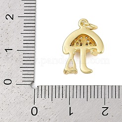 Стойки обшивки латунь микро проложить Циркон подвеску&nbsp;X-KK-R166-02G-03