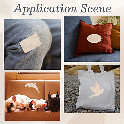 Самоклеящиеся льняные наклейки на стены&nbsp;DIY-WH20007-32C