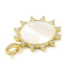 Покрытие стойки латунь микропаве прозрачные подвески из кубического циркония&nbsp;KK-Q784-33G