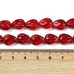 Прозрачные стеклянные бусины&nbsp;GLAA-H038-03E