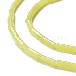 Hilo de abalorios de jade natural de limón&nbsp;G-A201-B08