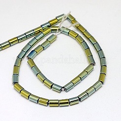 Electroplate non magnetici ematite sintetico fili di perline&nbsp;G-J162-B-07