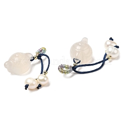 Подвески в горшках из натурального агата KK-H445-08G