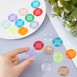 180 mini decorazione per esposizione di dischi in plastica&nbsp;DJEW-FH0011-56