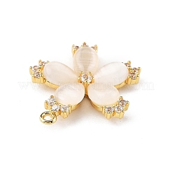 Латунные микро проложить кубического циркония подвески KK-K371-43G