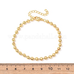 Браслеты из латунных бусин для женщин&nbsp;BJEW-C140-16G