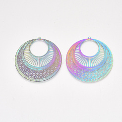 Ионное покрытие (ip) филигранные подвески из нержавеющей стали 304&nbsp;STAS-S108-42