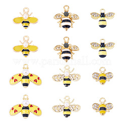 24шт 6 стиля подвески из сплава с эмалью FIND-TA0008-12