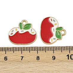 Pendentifs en alliage émaillé sur le thème de Noël&nbsp;LS-ENAM-Z023-01G-03