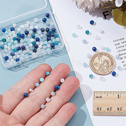 150шт 10 стиля бусины из натурального драгоценного камня G-WR0001-09