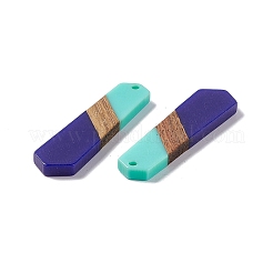 Подвески из непрозрачной смолы и ореха RESI-M027-06E