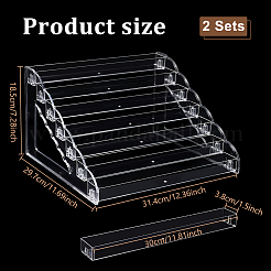 2 шт. 7-ярусная пластиковая модель игрушечного собранного органайзера-держателя&nbsp;ODIS-AR0001-13