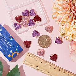 30шт 3 цвета сплава эмалевые подвески&nbsp;FIND-SC0005-92