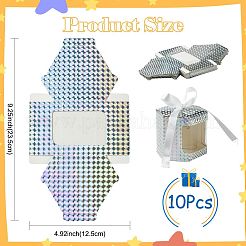 Sechseckige Geschenkboxen aus Laser-Fensterpapier&nbsp;CON-FZC0002-001A-01