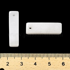 天然石クオーツクリスタルペンダント  ロッククリスタルの立方体チャーム  24.5~25x6.5~7x6.5~7mm  穴：1.5mm&nbsp;G-L593-01B