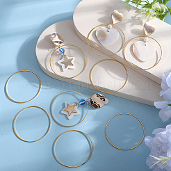 50 шт. Латунные соединительные кольца&nbsp;KK-SP0002-12B