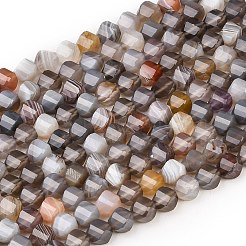 Природные Ботсвана агат бисер нитей&nbsp;G-P611-C08-01