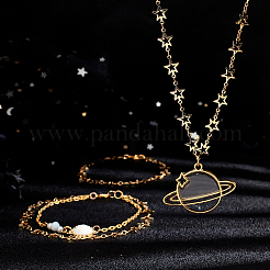 Цепи звездообразные латунные длиной 2 м&nbsp;DIY-CA0002-11