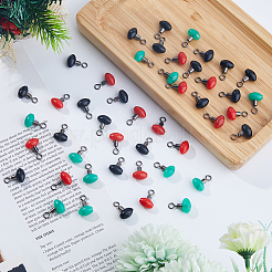 60шт 3 цвета пластиковые рыболовные вертлюжки с перекрестной леской FIND-FH0010-10