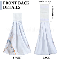 2 chiffon de nettoyage en fibre&nbsp;AJEW-WH20156-003
