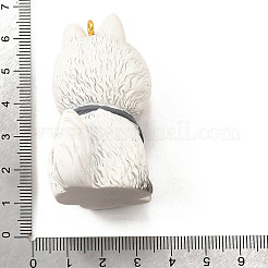 Милые подвески из непрозрачной смолы&nbsp;LS-CRES-D310-02B