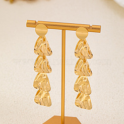 Серьги-гвоздики с кисточками из сплава самородков FS-WGA2C32-01