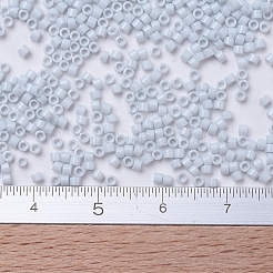 MIYUKIデリカビーズ  シリンダー  日本製シードビーズ  11/0  （db0209)不透明なライトグレーの光沢  1.3x1.6mm  穴：0.8mm  約10000個/袋  50 G /袋&nbsp;SEED-X0054-DB0209