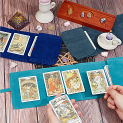 3 шт. 3-х цветные двухсторонние бархатные мешочки для хранения карт Таро ABAG-CN0001-04