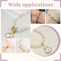 12 шт. 2-х цветные овальные латунные застежки с пружинным затвором KK-GA0002-16