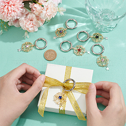 Подвески для обуви из сплава со стразами&nbsp;PALLOY-AB00015