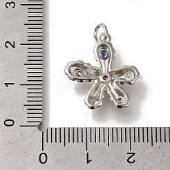 Подвеска из латуни с микропаве из кубического циркония&nbsp;KK-H485-25P