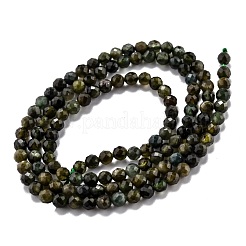 Бусы из натурального зеленого турмалина G-H266-06C