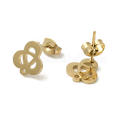 Ионное покрытие (ip) 304 нержавеющая сталь гвоздики фурнитура для сережек STAS-I206-31G