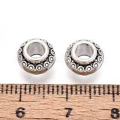 Сплавочные овальные бусины тибетского стиля &nbsp;TIBE-S310-069AS-LF