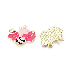 Подвески из сплава с эмалью ко дню святого валентина&nbsp;ENAM-T023-13B