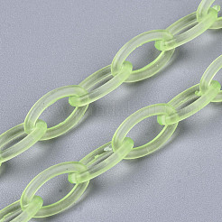 Chaînes de câble en plastique ABS transparent faites à la main&nbsp;KY-S166-001G