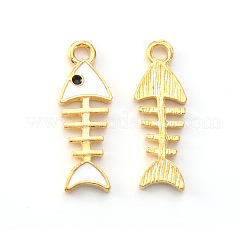 Подвески из эмалевого сплава с покрытием из легкого золота&nbsp;X-ENAM-R136-14A