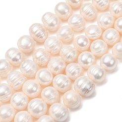 Fili di perle di perle d'acqua dolce coltivate naturali&nbsp;PA-CBABE82-09A