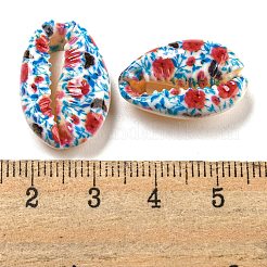 Perline di conchiglia naturale stampate&nbsp;BSHE-G037-01D