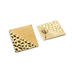 Серьги-гвоздики из нержавеющей стали 201 с ионным покрытием (IP)&nbsp;EJEW-K270-26G