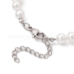 Браслеты ручной работы из бусин из ракушек и фруктов в технике лэмпворк для женщин BJEW-TA00650